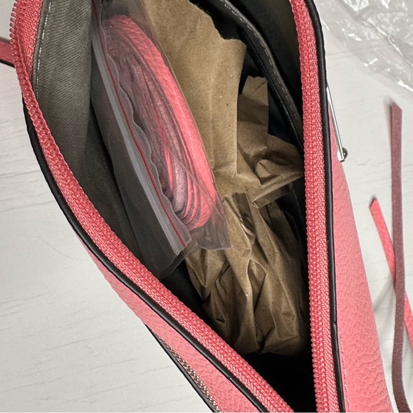 NWT Rebecca Minkoff 5 Zip Leather Crossbody Bag - Picture 9 of 10